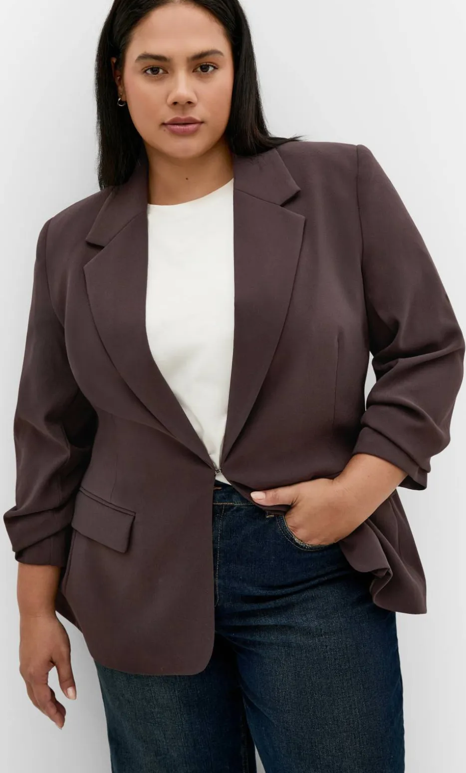 Abbie Blazer - chocolate
