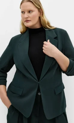 Abbie Blazer - deep emerald