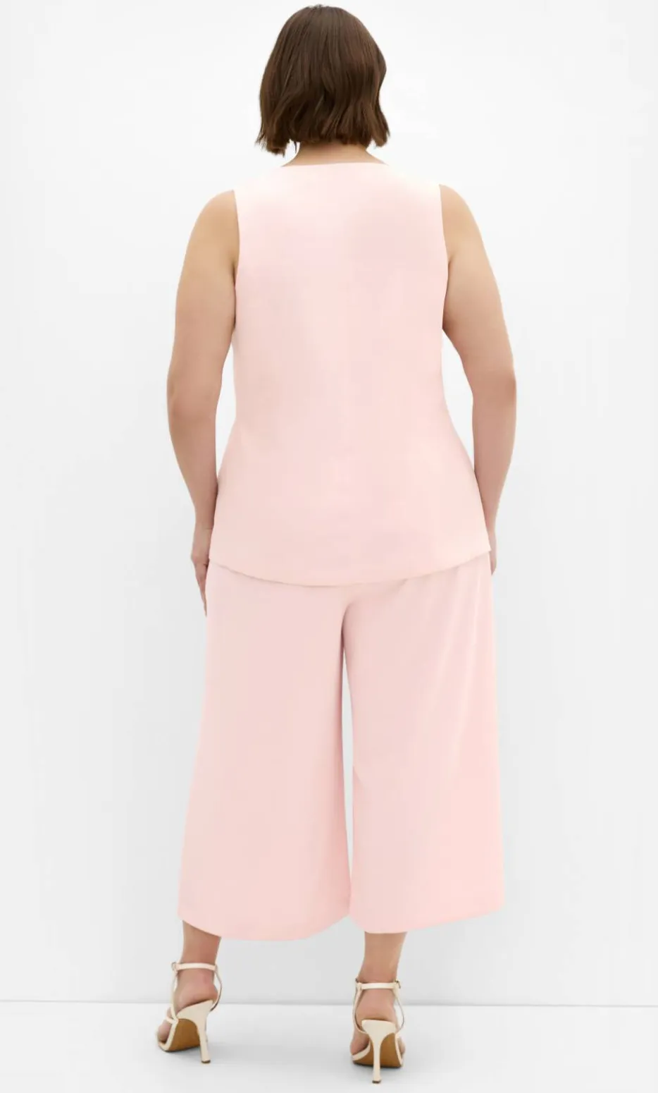 Abbie Crop Pant - baby pink