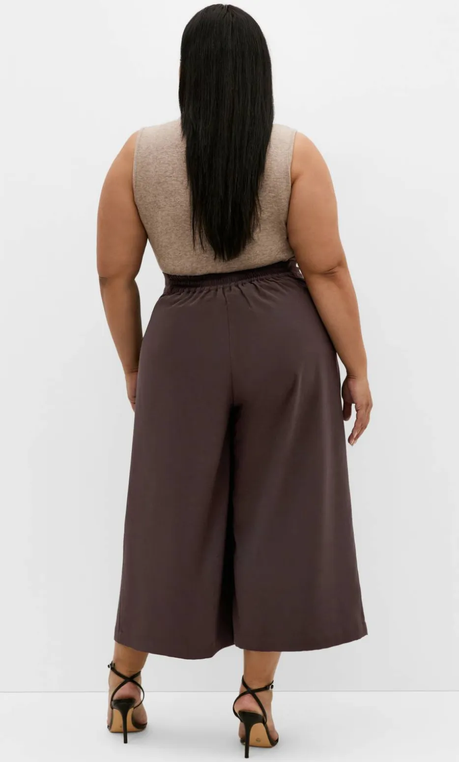 Abbie Crop Pant - chocolate