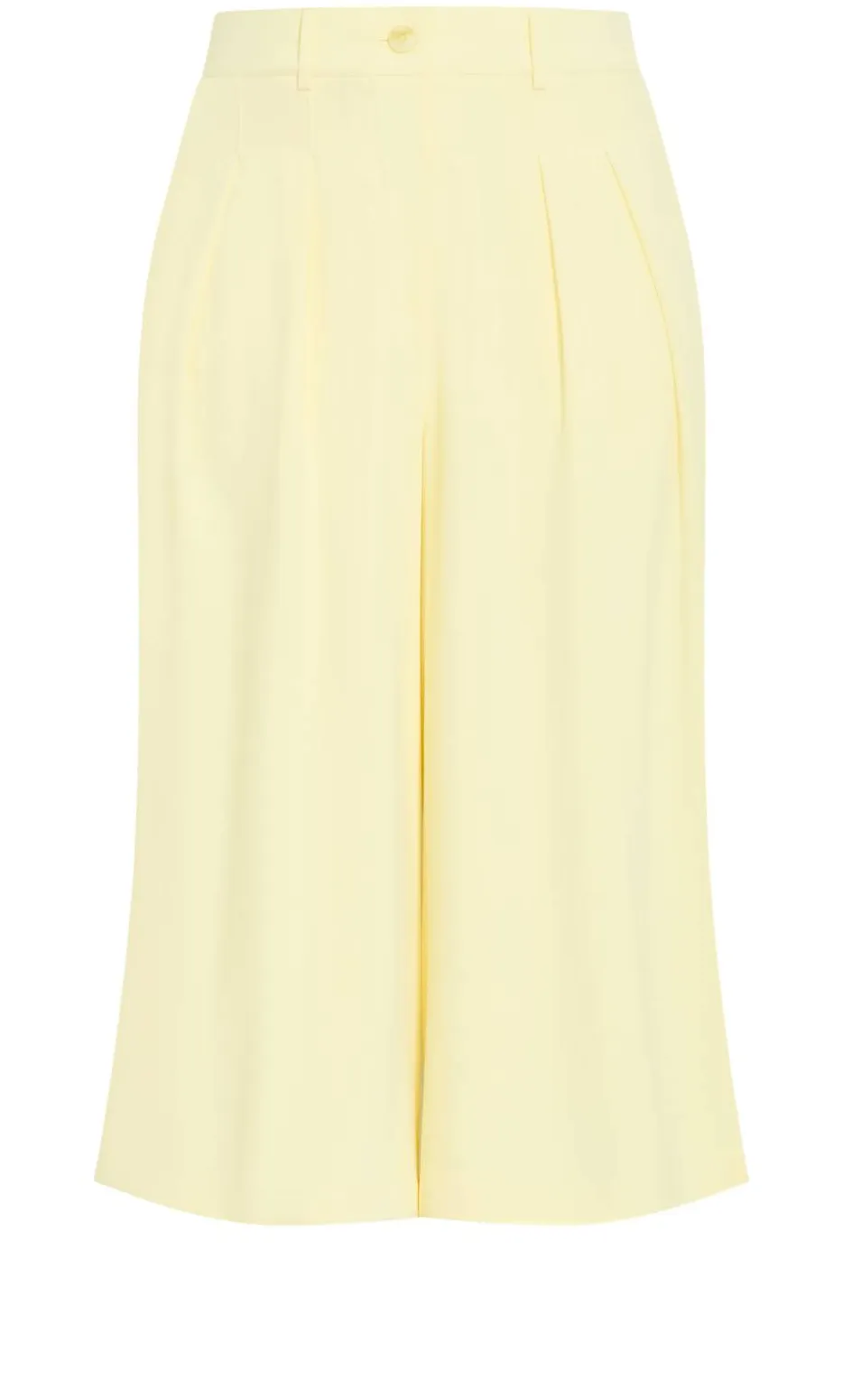 Abbie Crop Pant - lemon drop