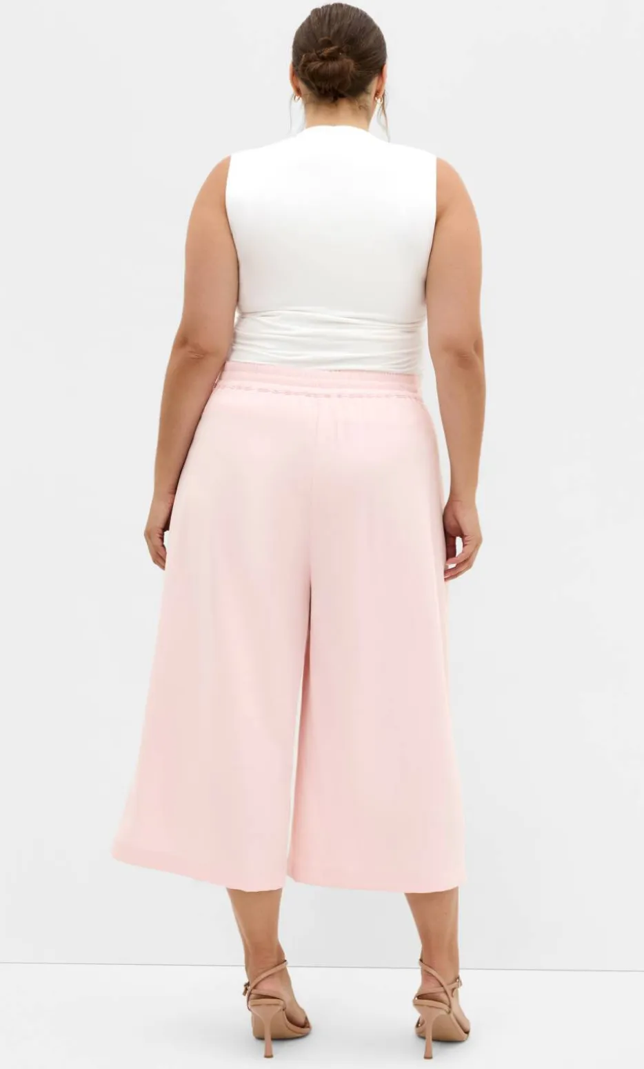 Abbie Crop Pant - soft pink