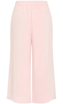 Abbie Fully Lined Wide Leg Pant - baby pink