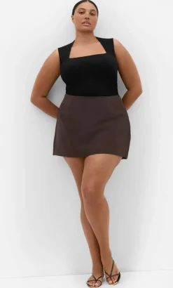 Abbie Mini Skort - chocolate
