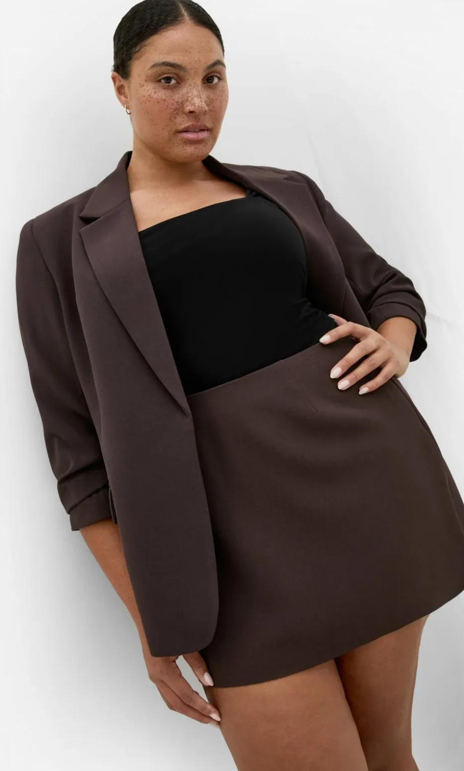 Abbie Mini Skort - chocolate