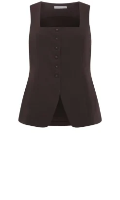Abbie Vest - chocolate