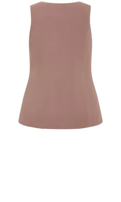 Abbie Vest - cinnamon