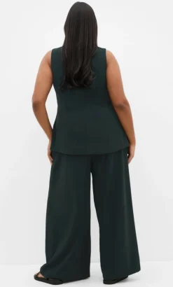 Abbie Vest - deep emerald