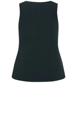 Abbie Vest - deep emerald