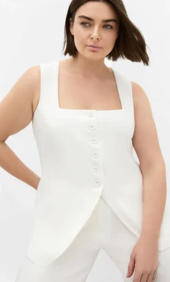 Abbie Vest - ivory