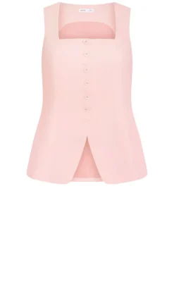 Abbie Vest - soft pink
