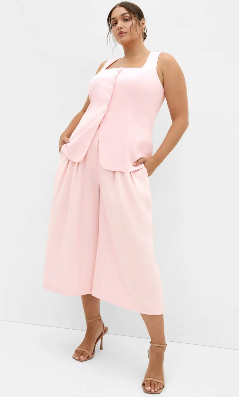 Abbie Vest - soft pink