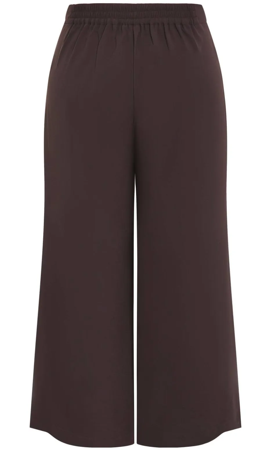 Abbie Wide Leg Pant - chocolate