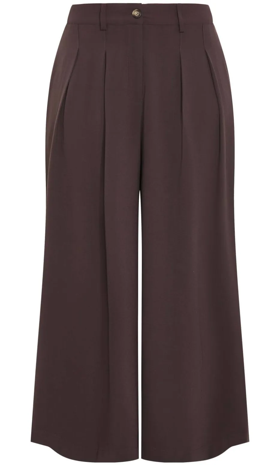 Abbie Wide Leg Pant - chocolate
