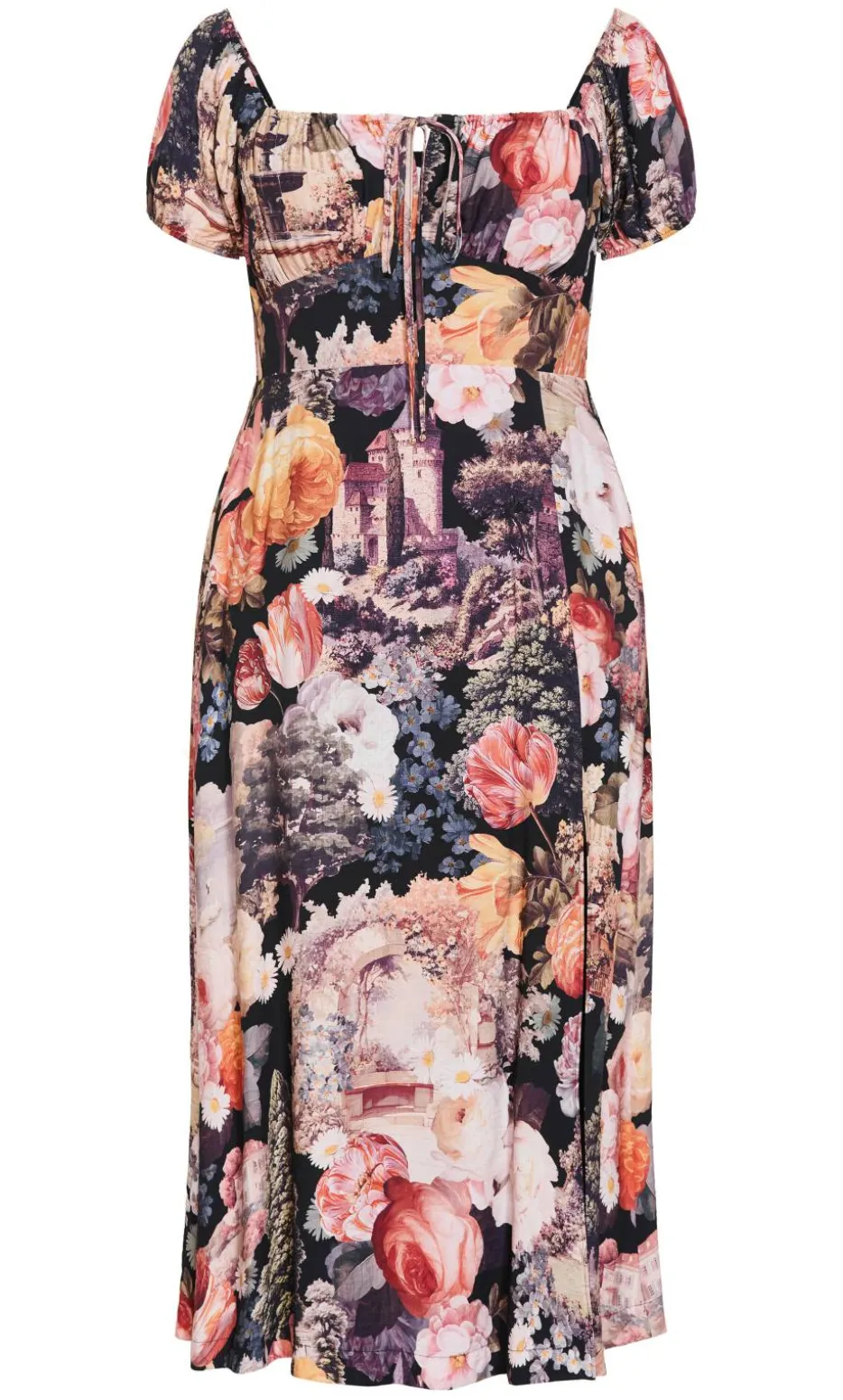 Abbigail Bloom Print Maxi Dress - rose
