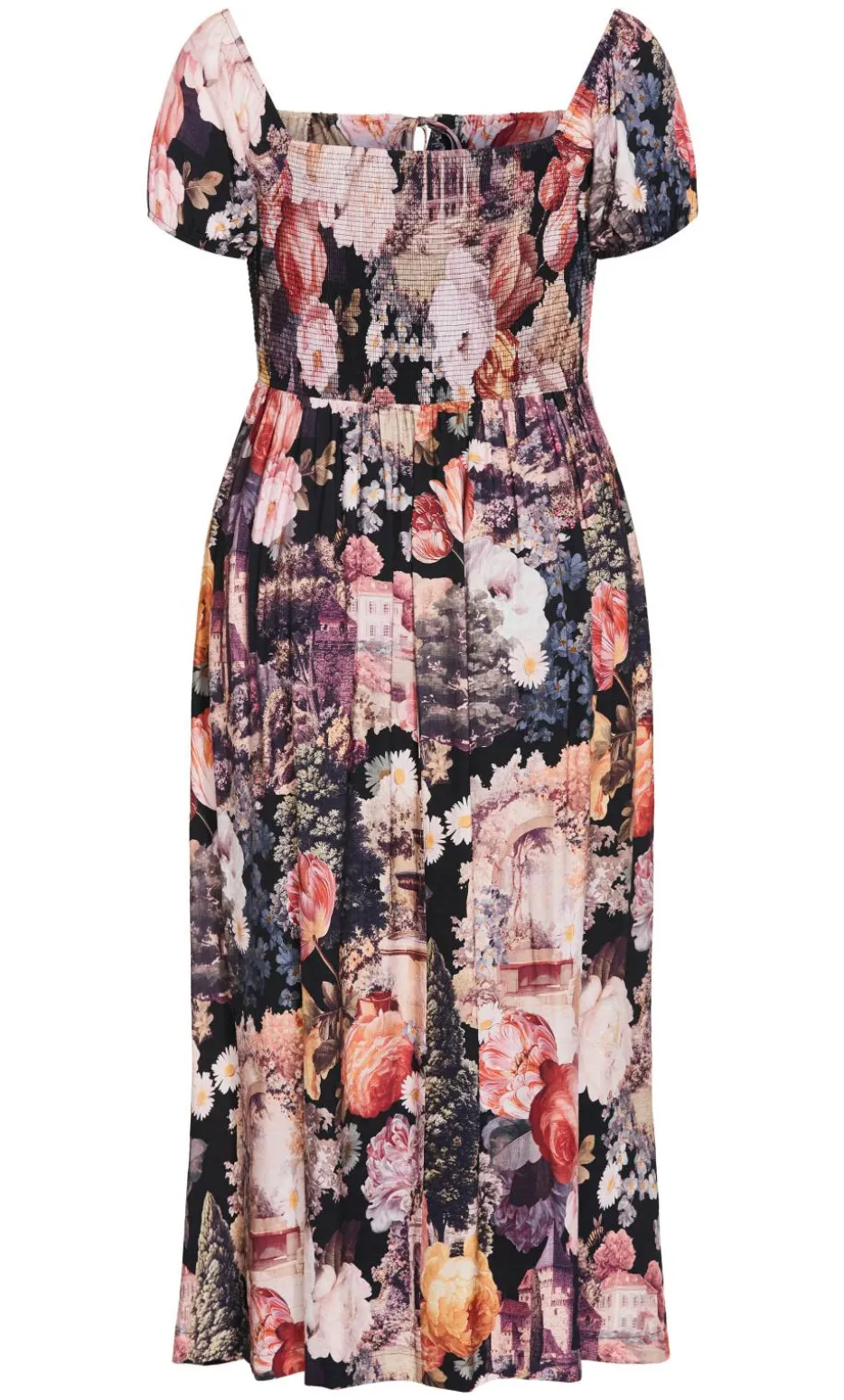 Abbigail Bloom Print Maxi Dress - rose