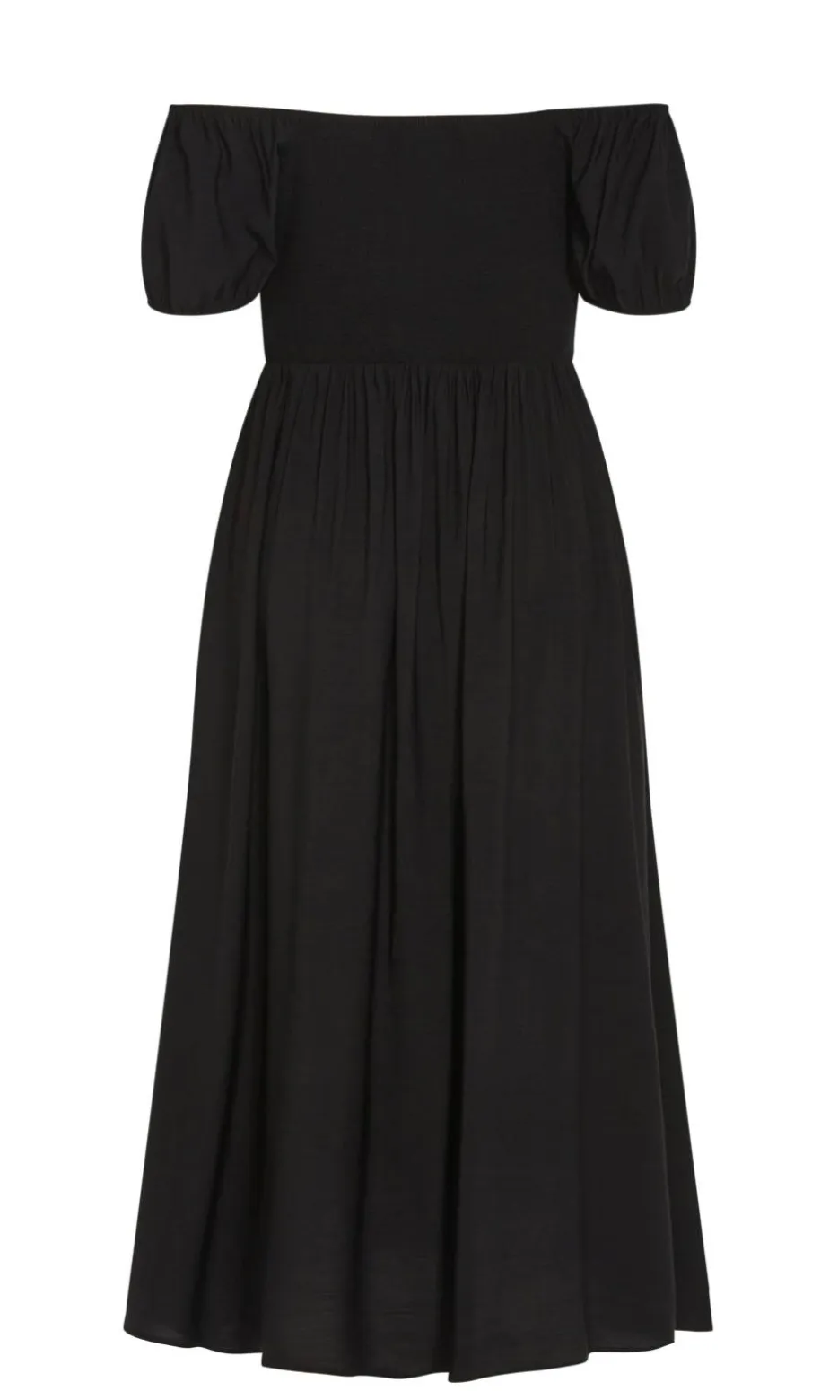 Abbigail Split Maxi Dress - black