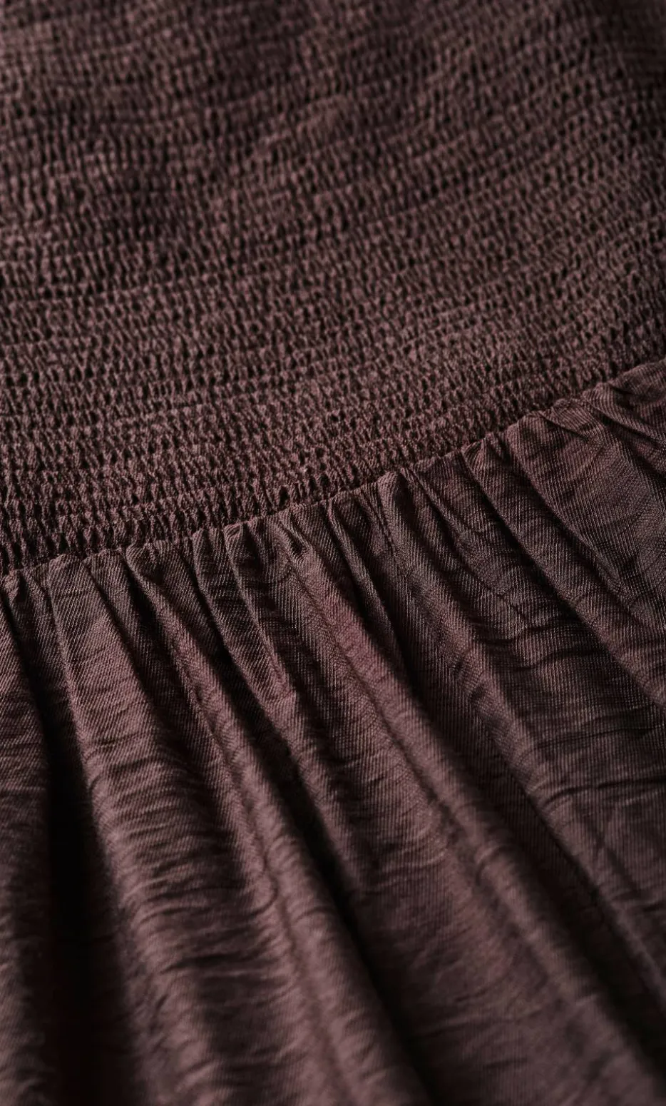 Abbigail Split Maxi Dress - chocolate