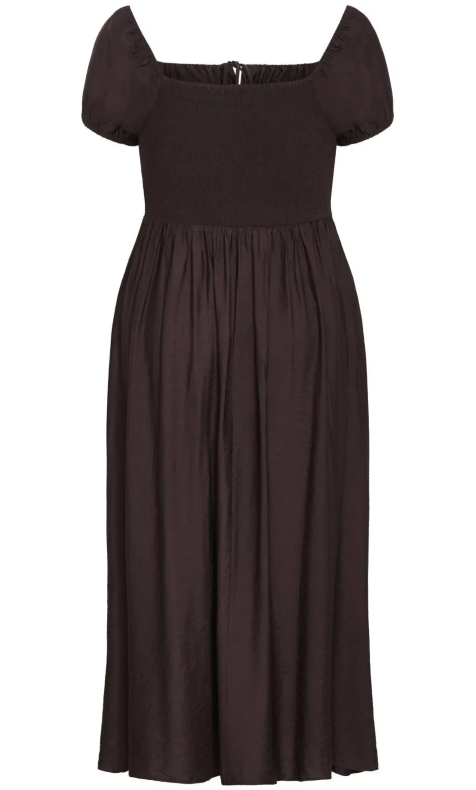 Abbigail Split Maxi Dress - chocolate