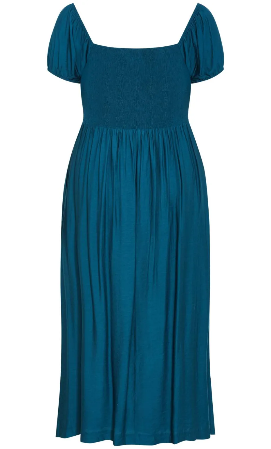 Abbigail Split Maxi Dress - petrol