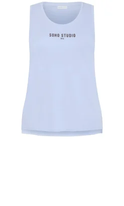 Active Soho Cotton Tank - sky blue