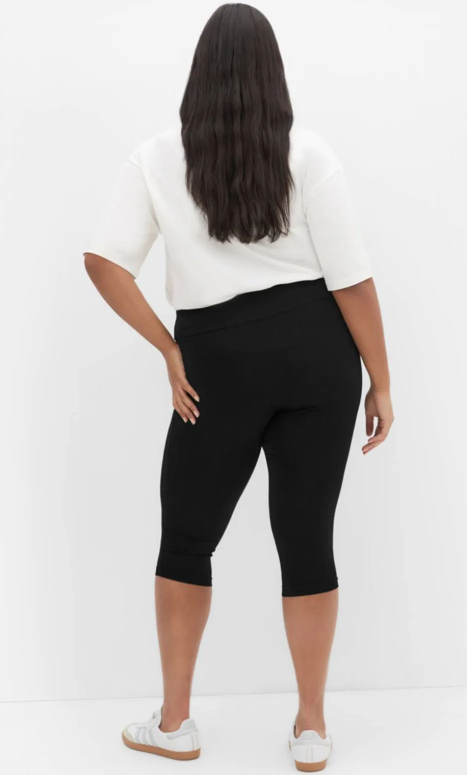 Active Wide Band 3/4 Legging - black