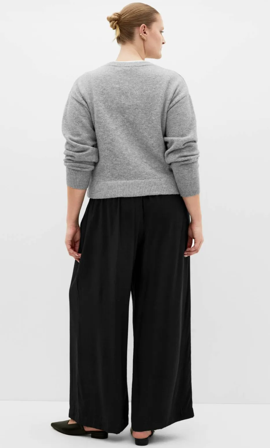 Alana Relaxed Wide Leg Pant - black