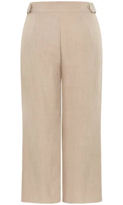 Alana Tailored Wide Leg Pant - latte