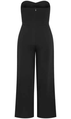 Alexi Strapless Jumpsuit - black
