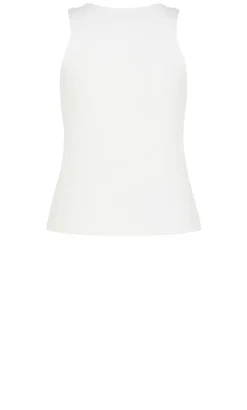 Ally Tank Top - white