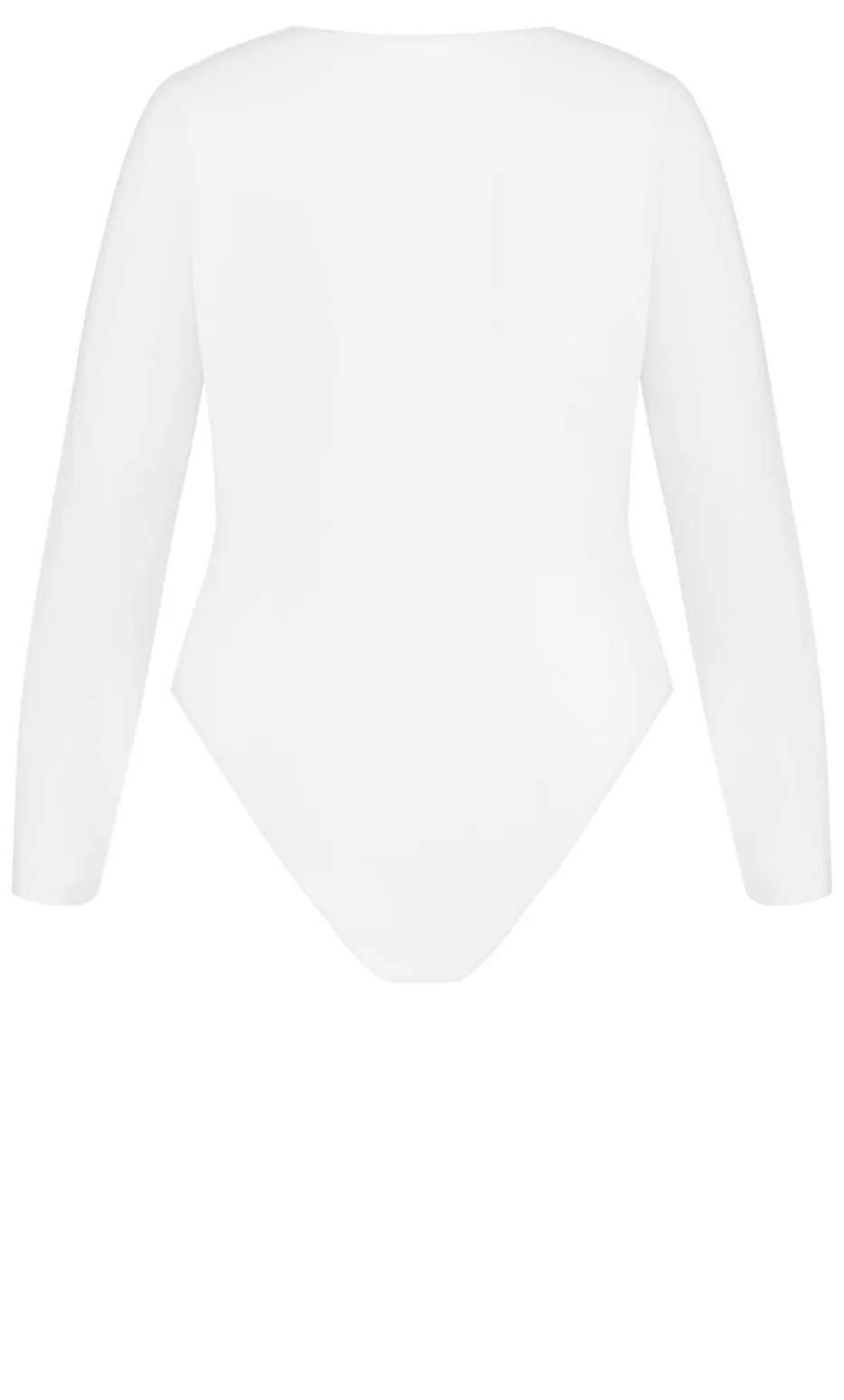Amelia Long Sleeve Bodysuit - white