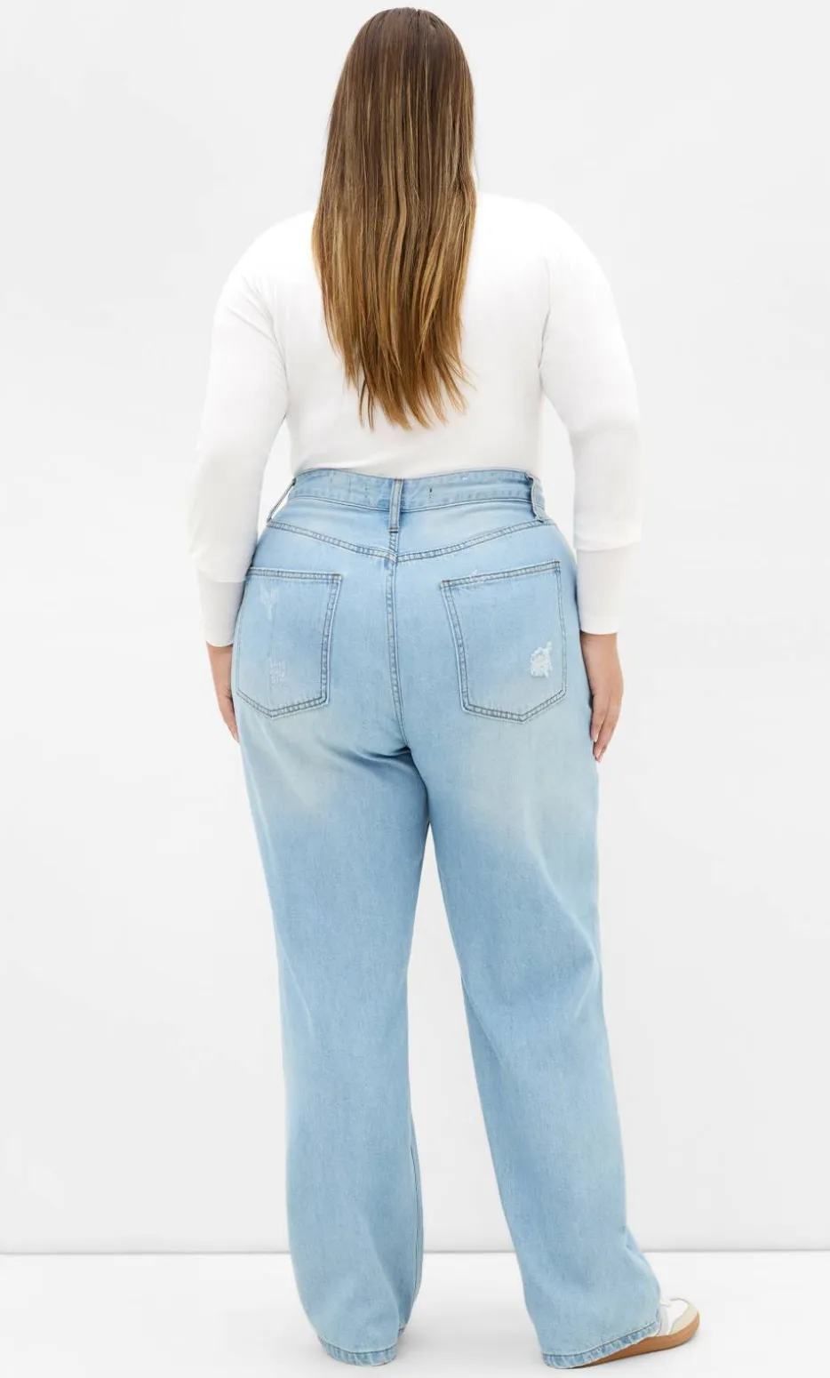 Amelia Long Sleeve Bodysuit - white