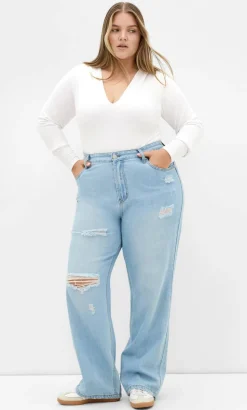 Amelia Long Sleeve Bodysuit - white