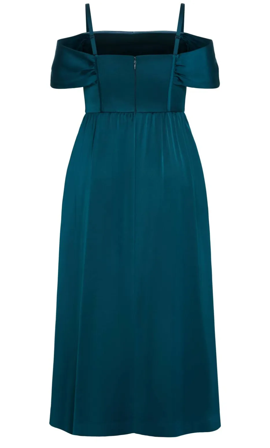 Angel Love Off Shoulder Maxi Dress - emerald