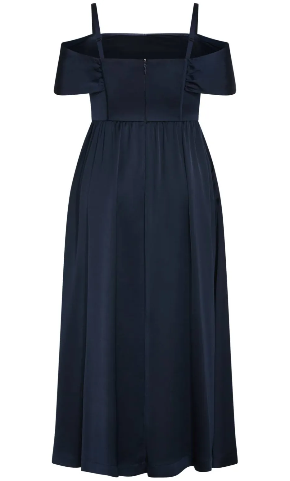 Angel Love Off Shoulder Maxi Dress - navy
