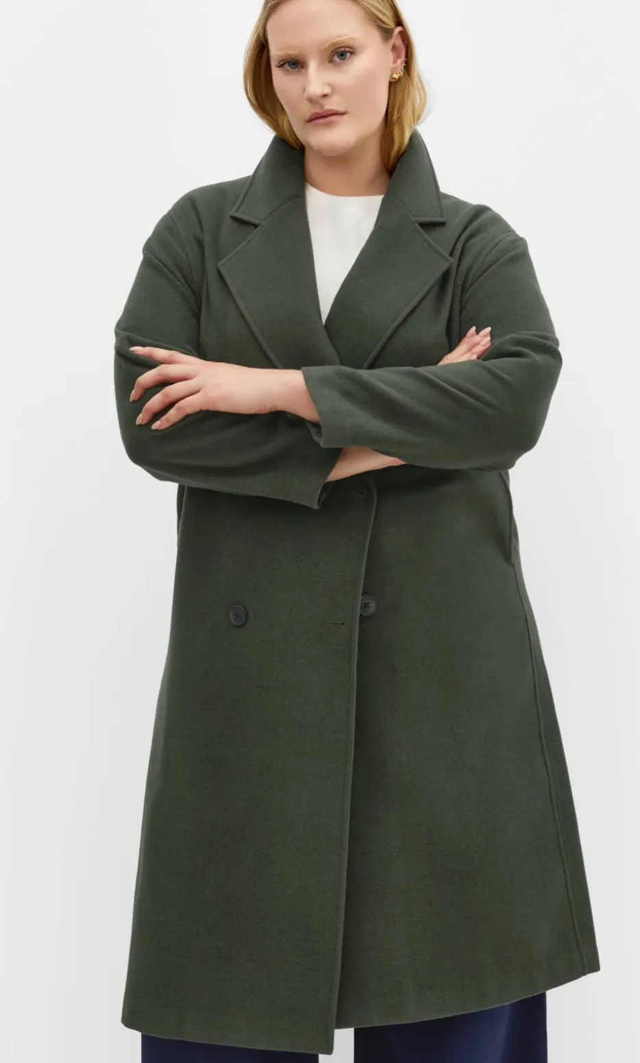 Anita Melton Coat - hunter green