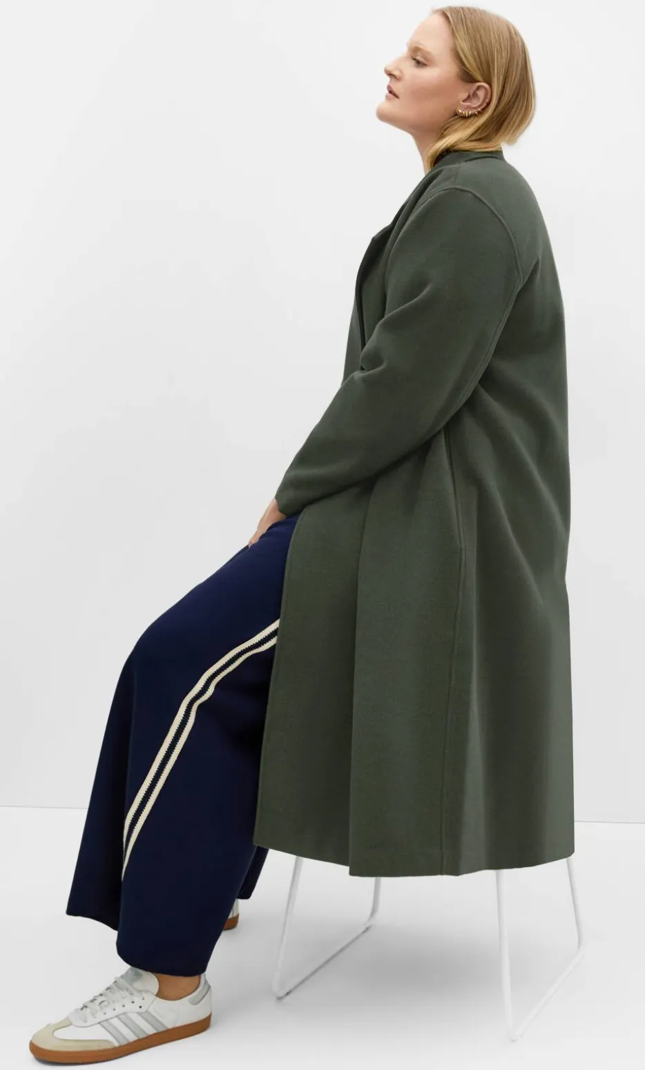 Anita Melton Coat - hunter green
