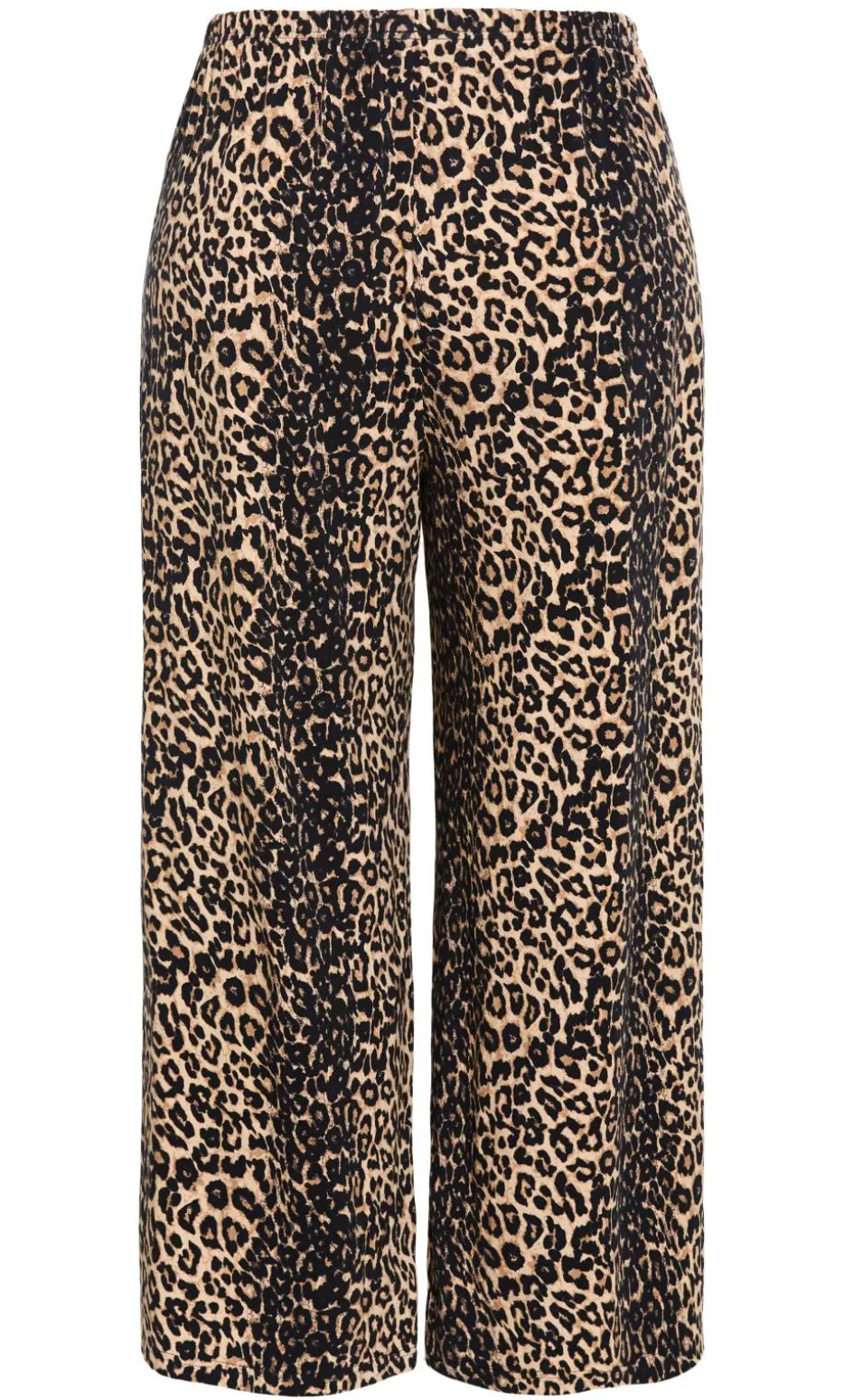 Arabella Leopard Print Pyjama Pant - stone