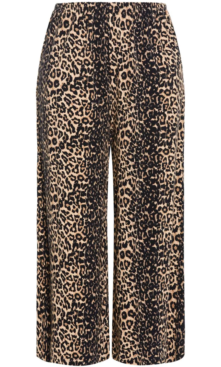 Arabella Leopard Print Pyjama Pant - stone