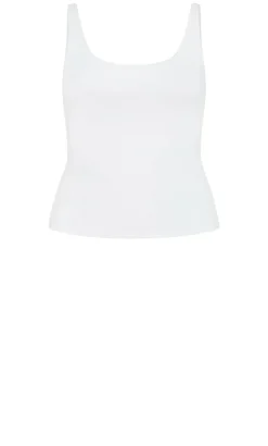 Arami Sleeveless Top - ivory