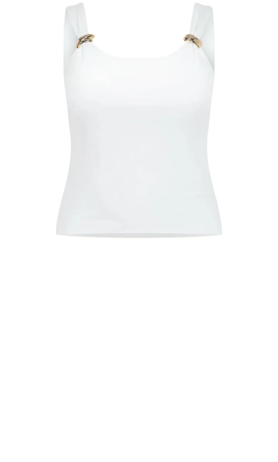 Arami Strap Detail Top - ivory
