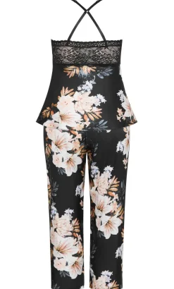 Arcadia Cami Pant Set - black