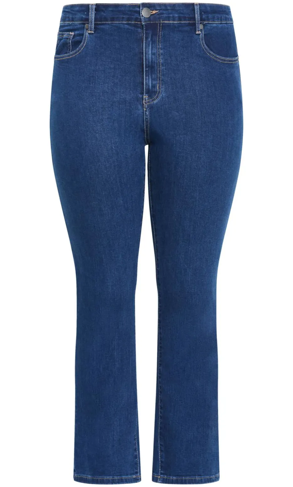 Asha Fit Dena Ankle Grazer Jean - mid wash