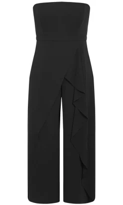 Attract Strapless Jumpsuit - black