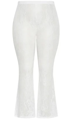 Aura Lace Pant - ivory