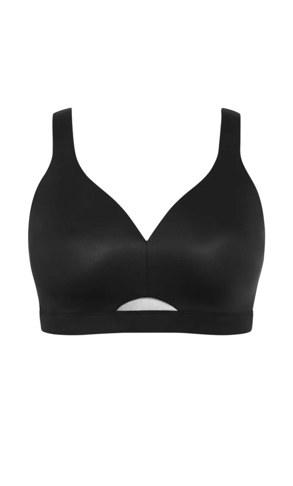 Bodycon Wireless Contour Bra - black