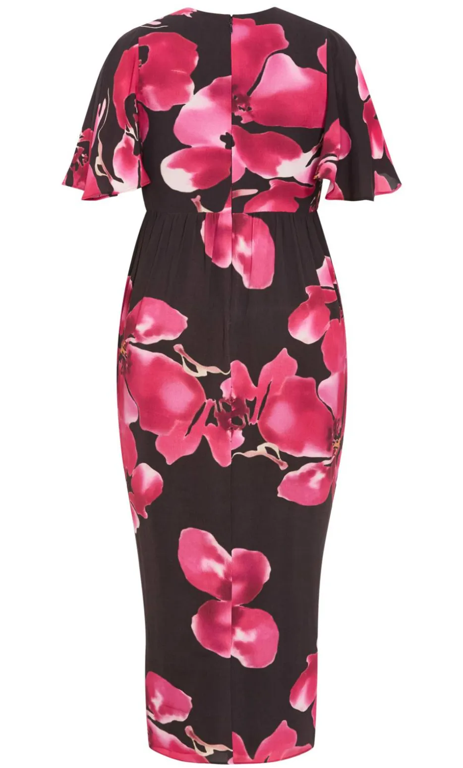 Braelynn Fleur Print Maxi Dress - dark chocolate