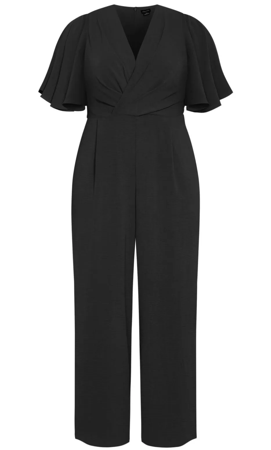 Braelynn V Neck Jumpsuit - black
