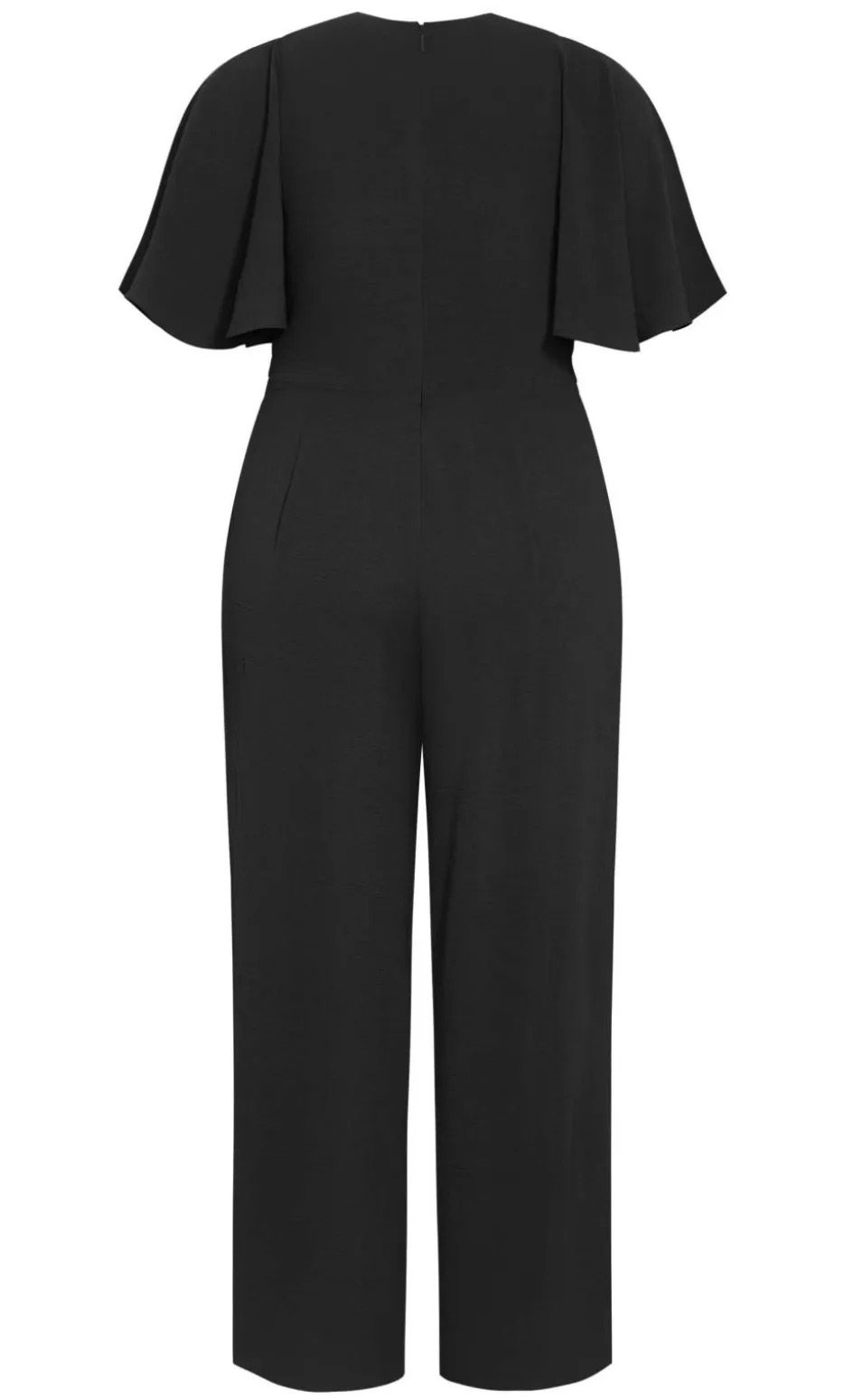 Braelynn V Neck Jumpsuit - black