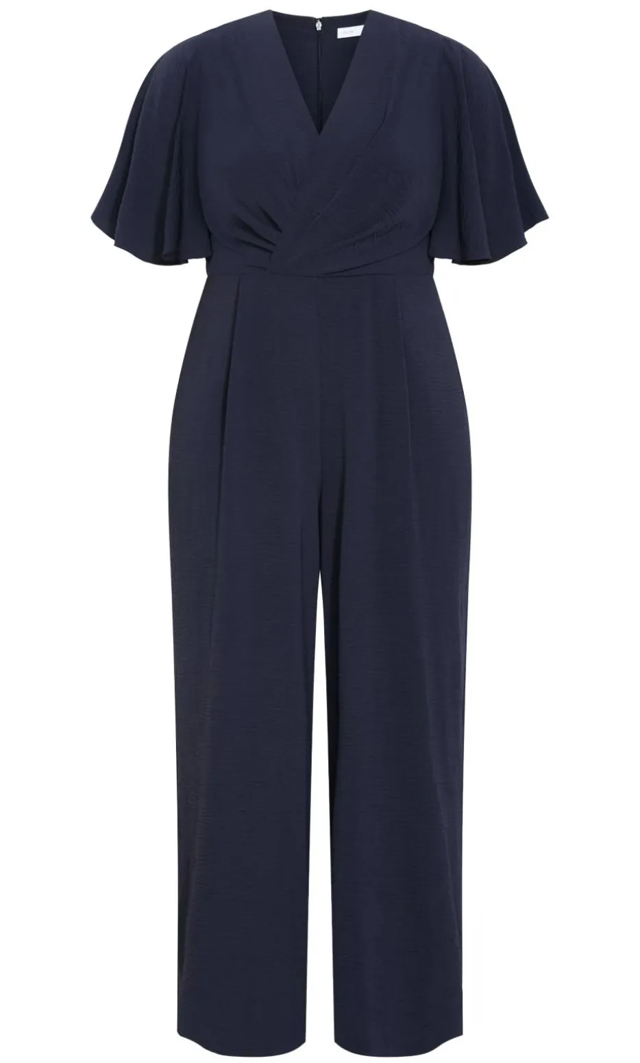 Braelynn V Neck Jumpsuit - navy